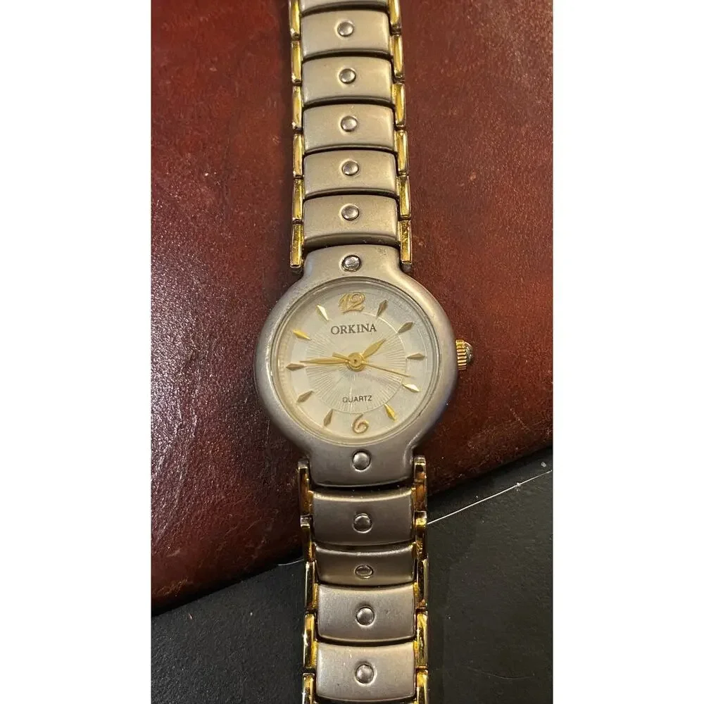 VTG Women's 32mm Orkina Two Tone Quartz Watch